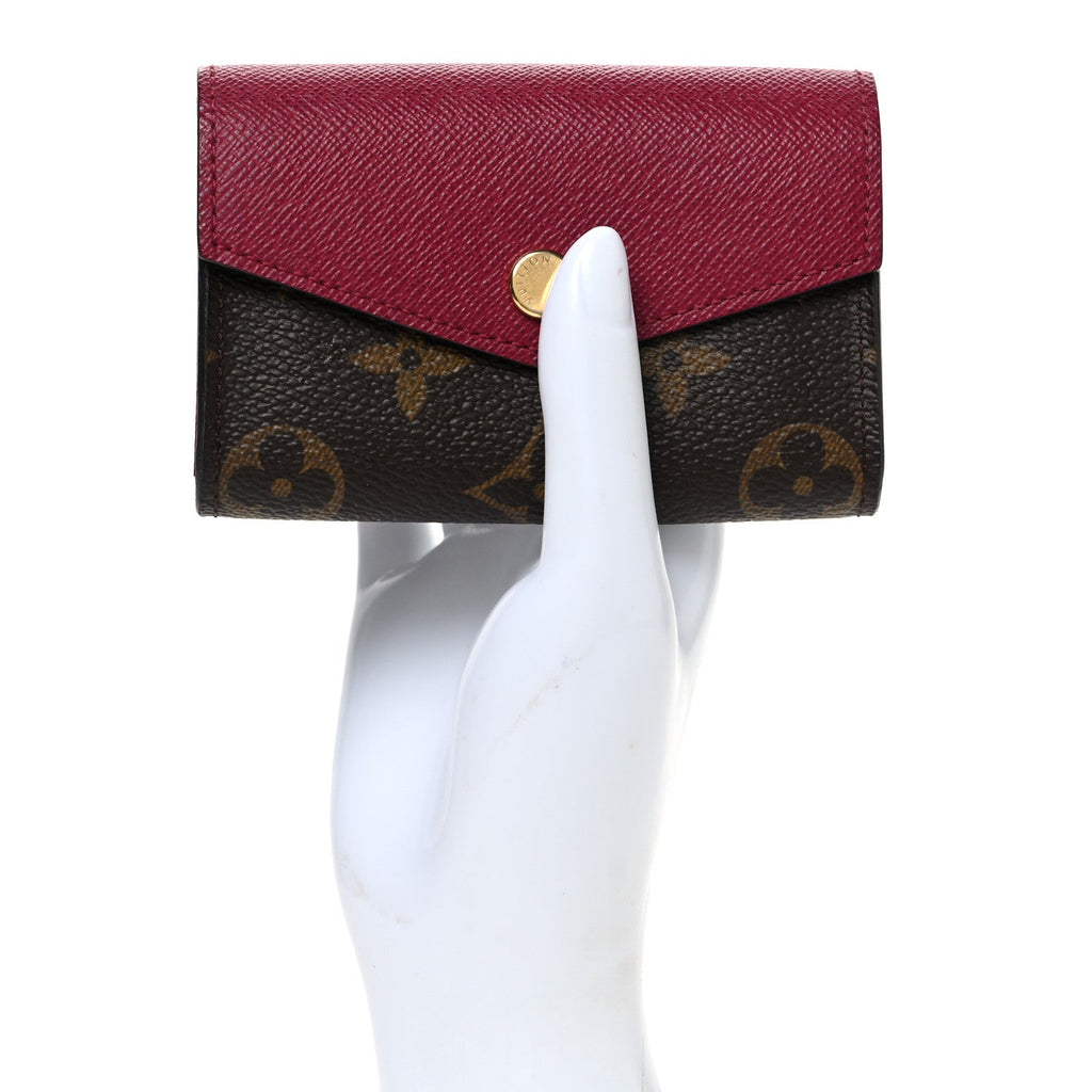 Monogram Sarah Multicartes Fuchsia
