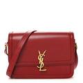 Box Calfskin Monogram Medium Solferino Satchel Rouge Opyum