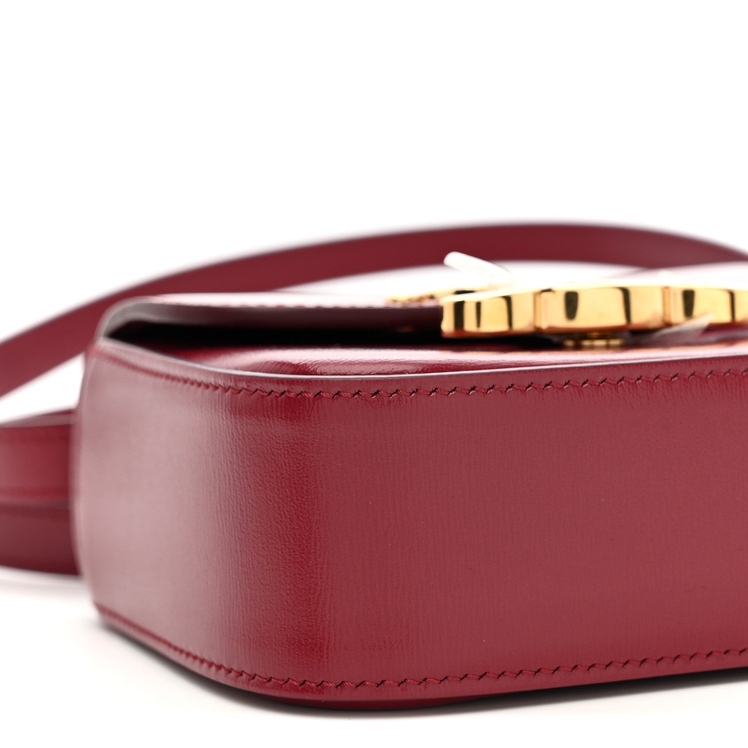 Shiny Calfskin Mini Triomphe Carmin