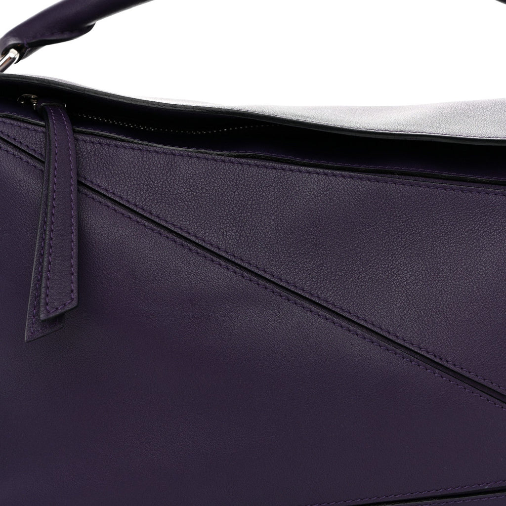 Calfskin Medium Puzzle Bag Purple