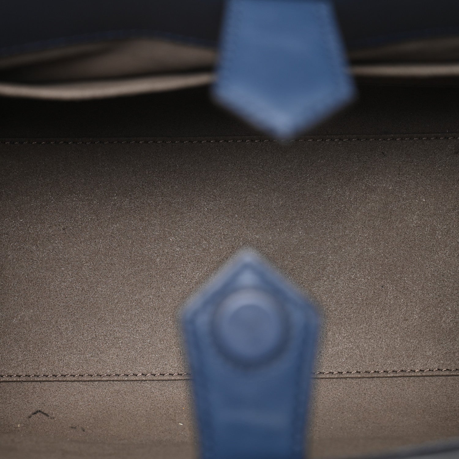 Vitello Century Opaco F is Fendi Bi-Color Small Runaway Satchel Blue Black