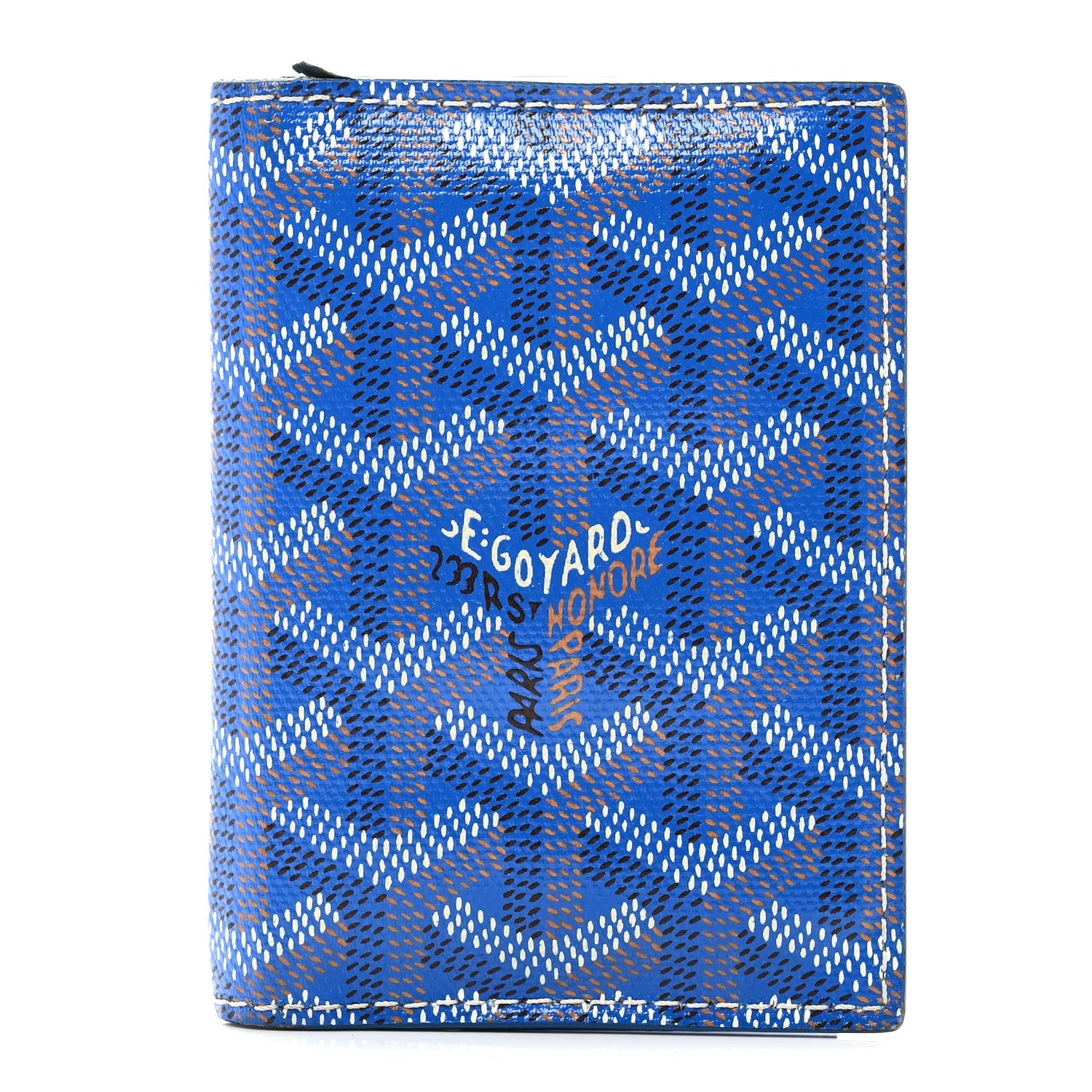 Goyardine Saint Marc Folding  Case Sky Blue