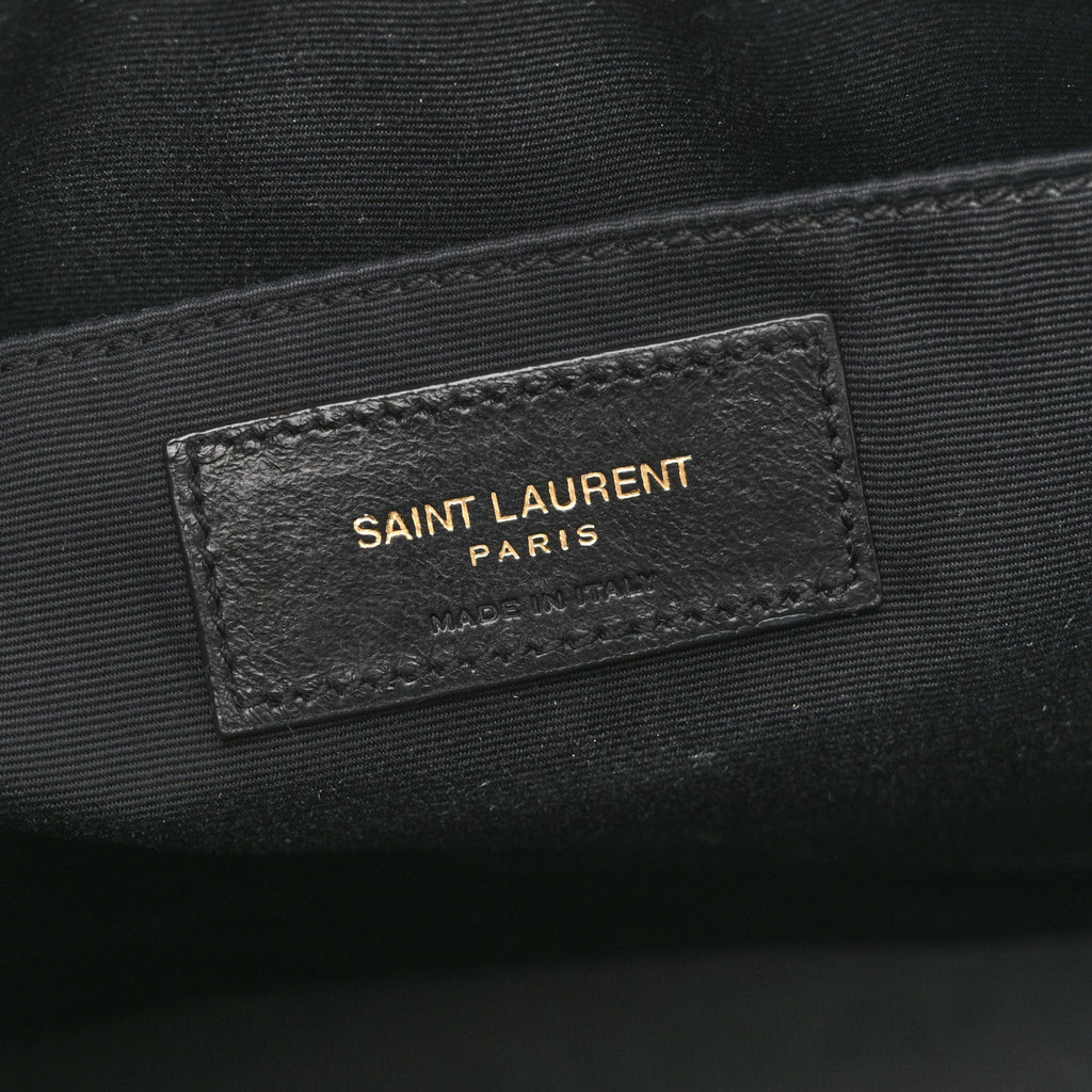 Calfskin Matelasse Monogram Lou Camera Bag Black