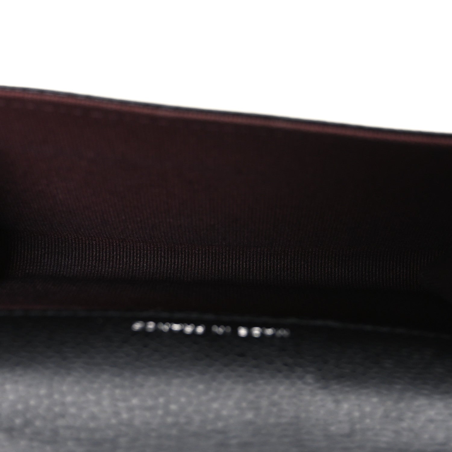 Caviar Quilted Flap  Holder Black