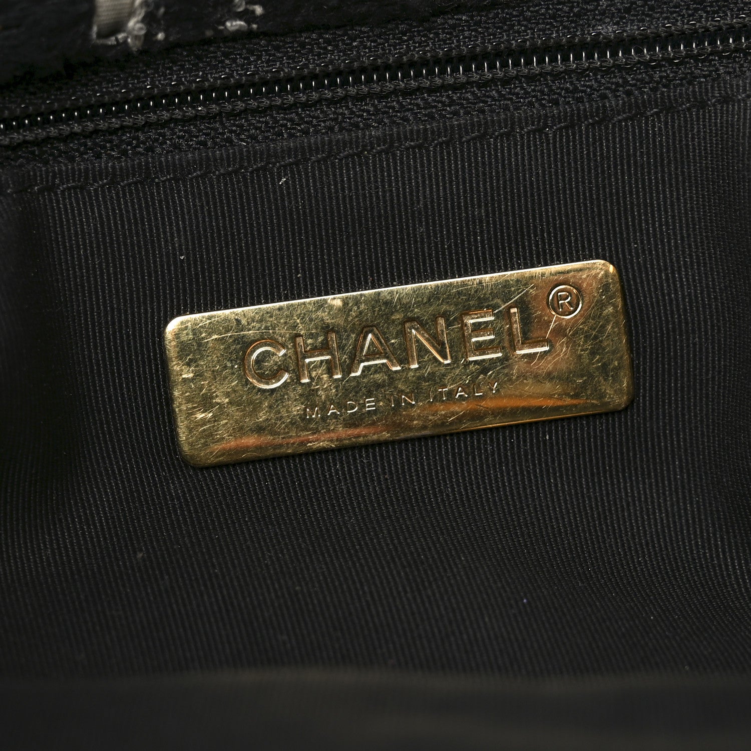 Tweed Quilted Large Chanel 19 Flap Black Ecru White