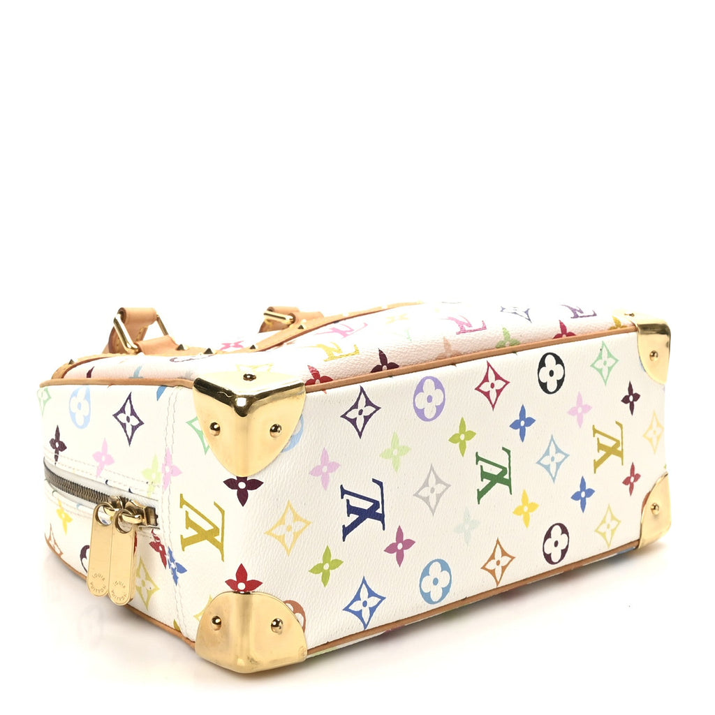 Monogram Multicolor Trouville White