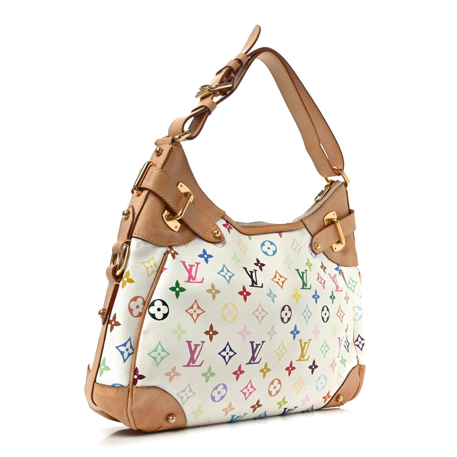 Monogram Multicolor Greta White