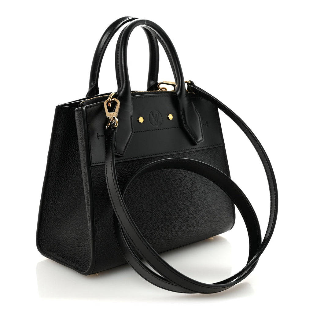 Calfskin City Steamer Mini Black