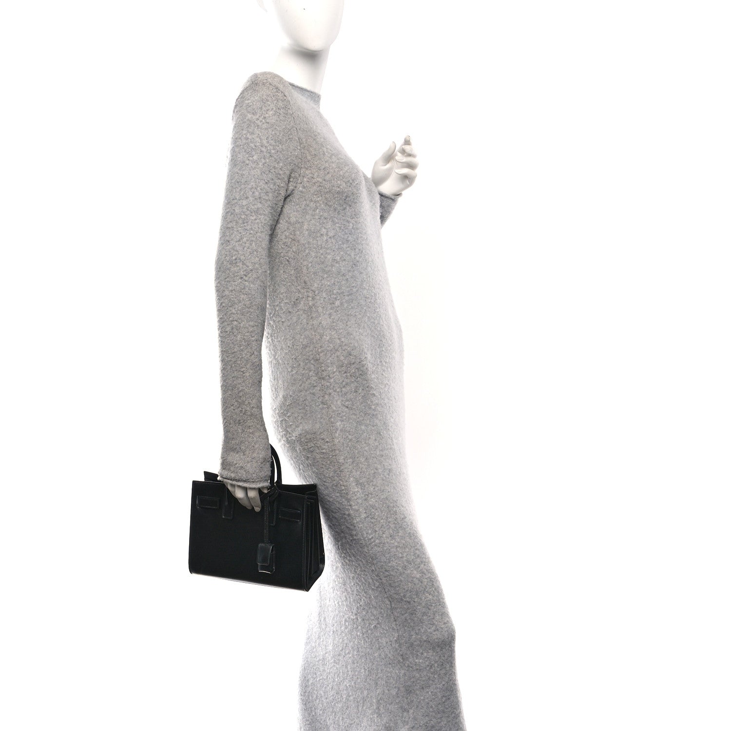 Calfskin Nano Sac De Jour Black