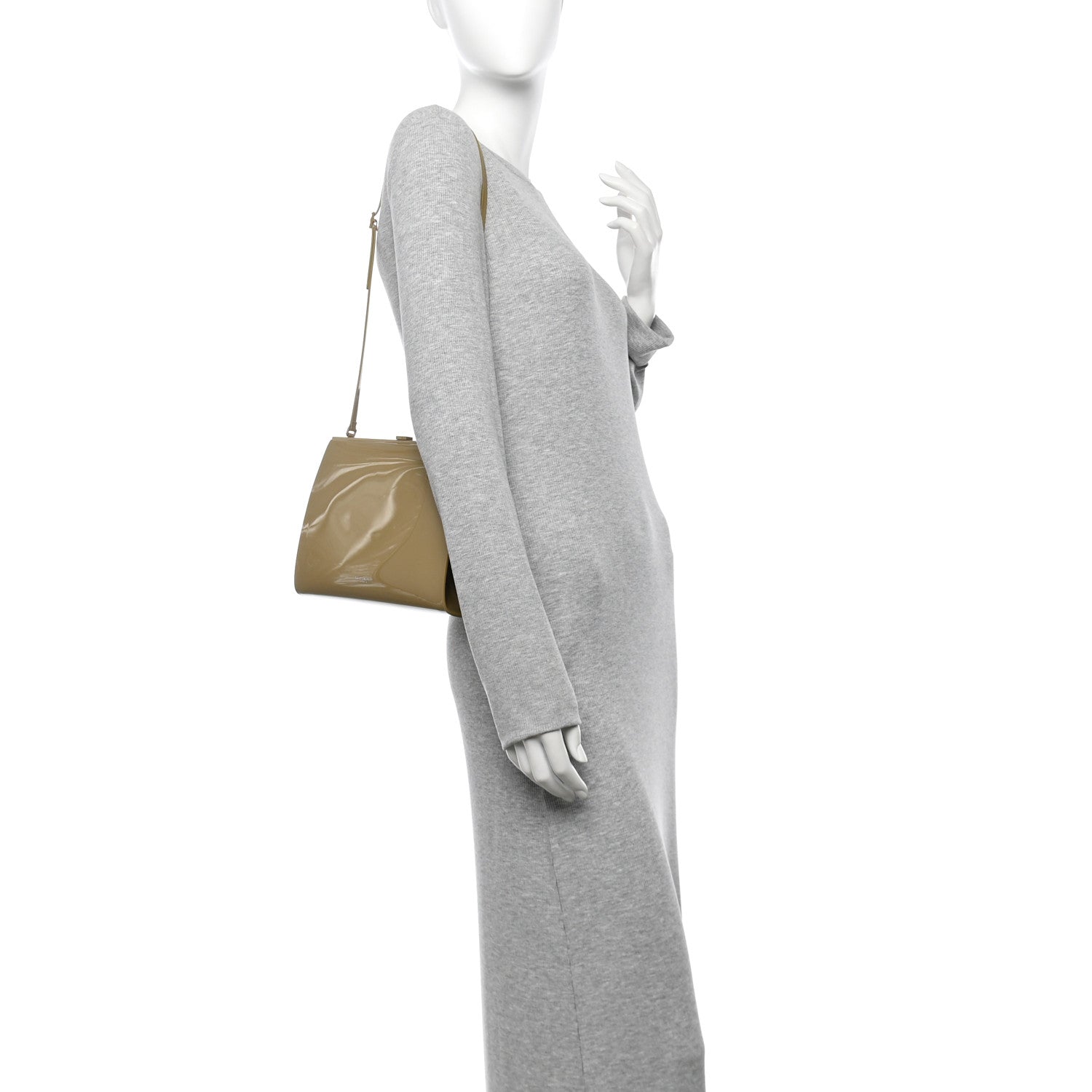 Vinyl Le-Anne Marie Shoulder Bag Dark Honey
