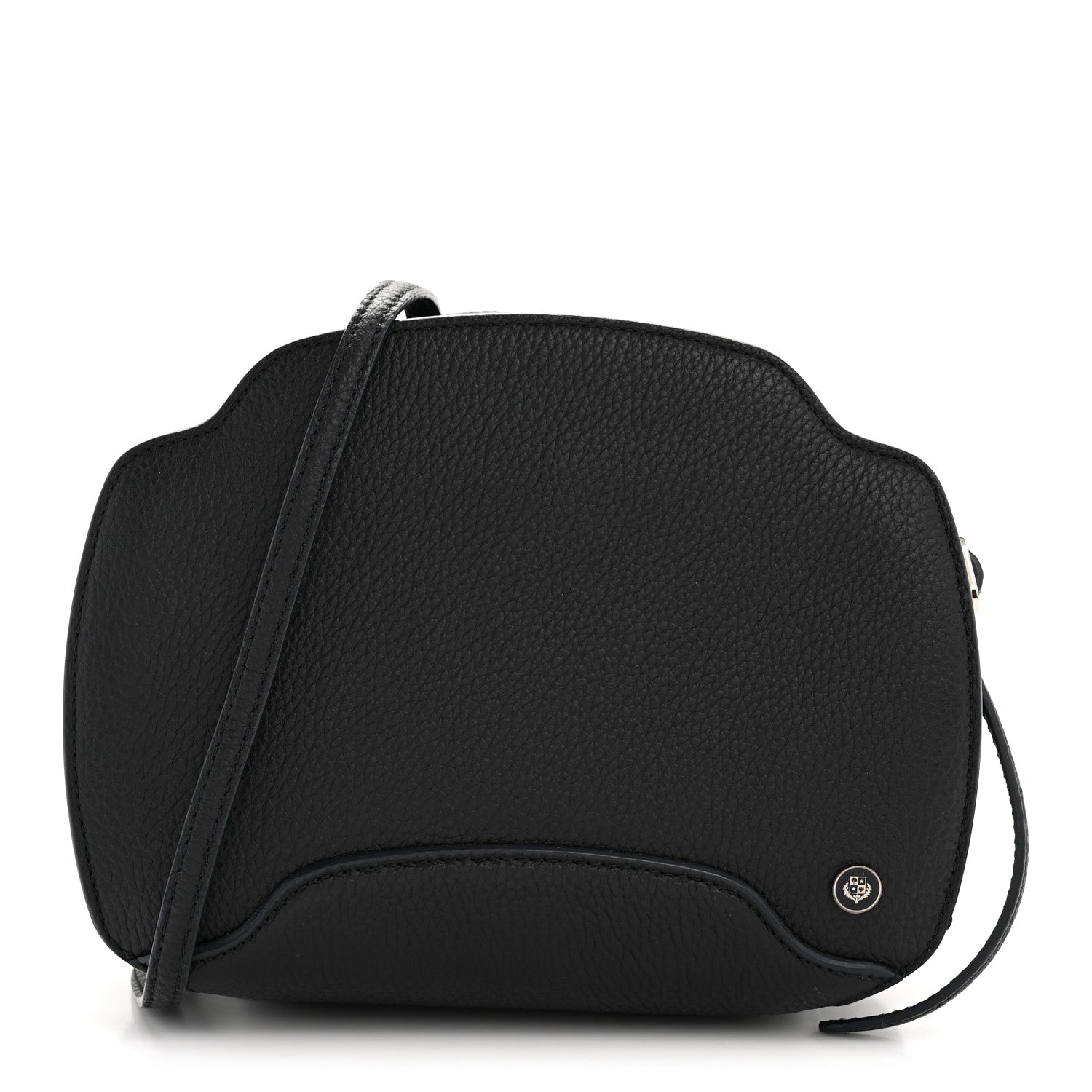 Grained Calfskin Sesia Crossbody Black