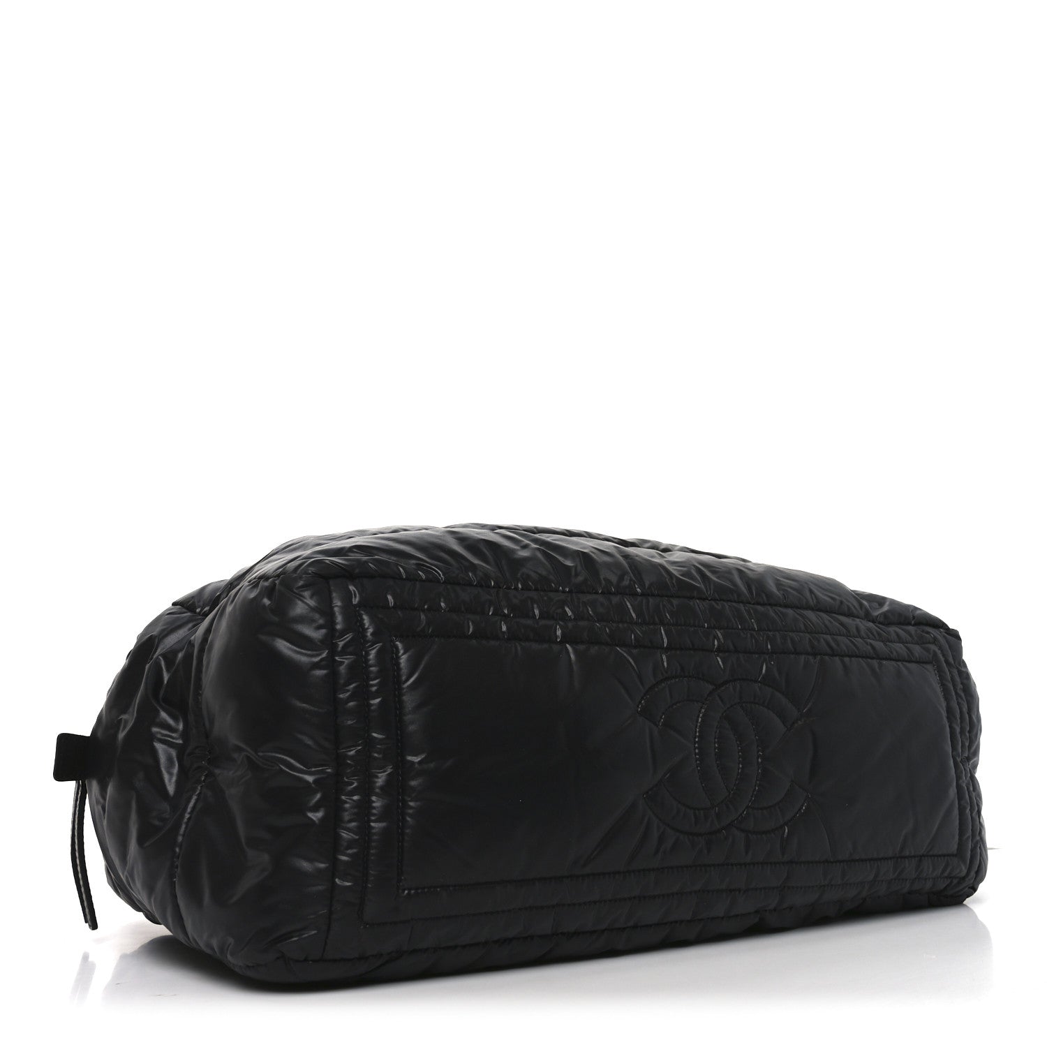 Nylon Coco Cocoon Large Reversible Tote Black