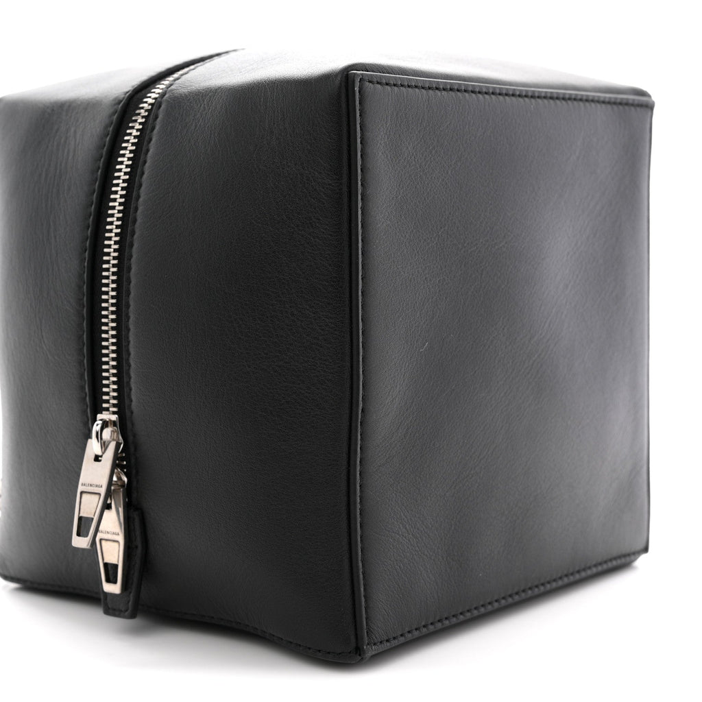 Dolly Calfskin 4X4 Shoulder Bag Black White