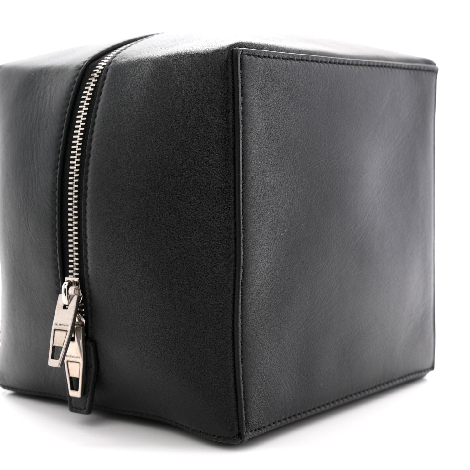 Dolly Calfskin 4X4 Shoulder Bag Black White