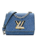 Epi Twist Shoulder Bag PM Denim Light
