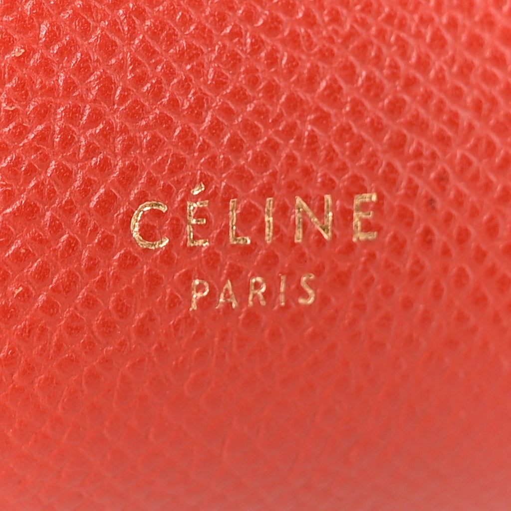 Grained Calfskin Nano Belt Bag Coral