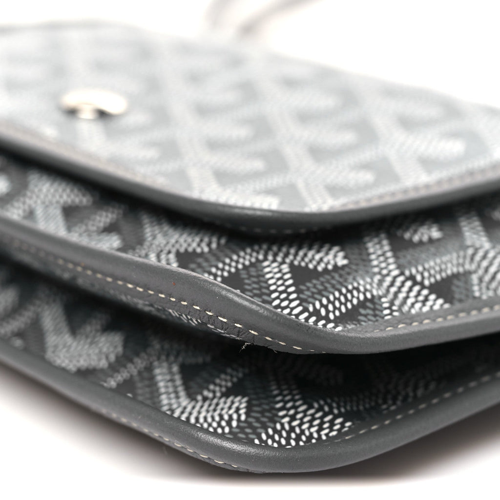 Goyardine Plumet Wallet Clutch Grey
