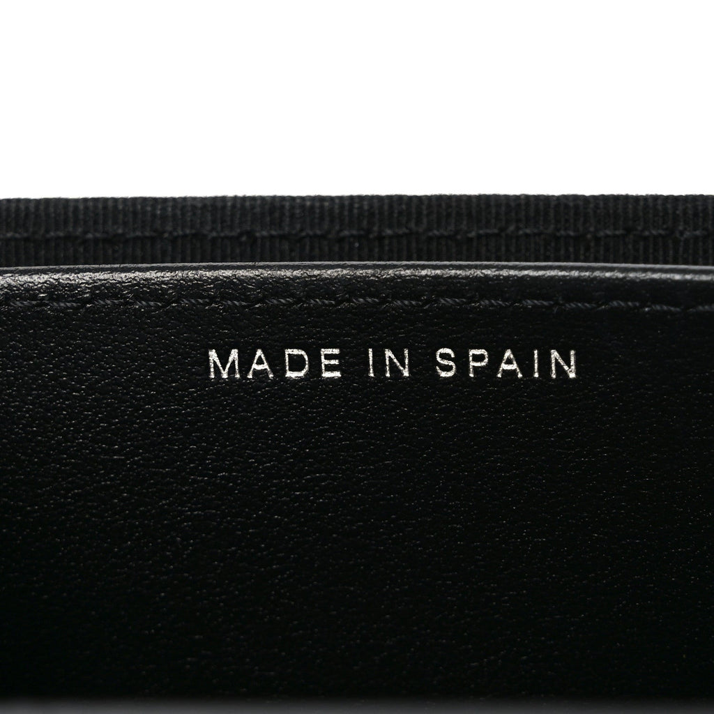 Patent Quilted Reissue Flap  Holder Wallet So Black