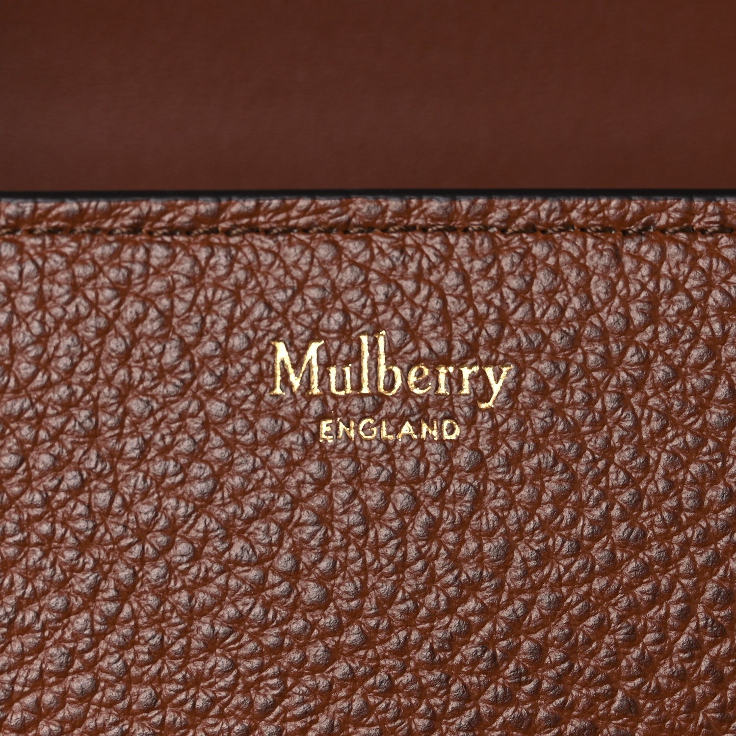 Natural Grained Calfskin Small Darley Satchel Oak