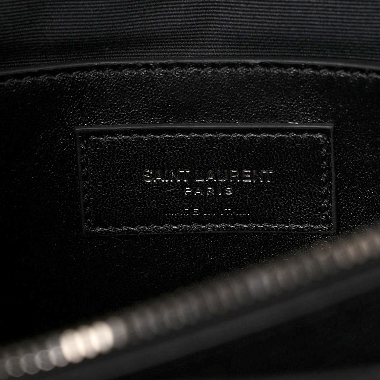 Calfskin Mixed Matelasse Triquilt Large Monogram Satchel Black