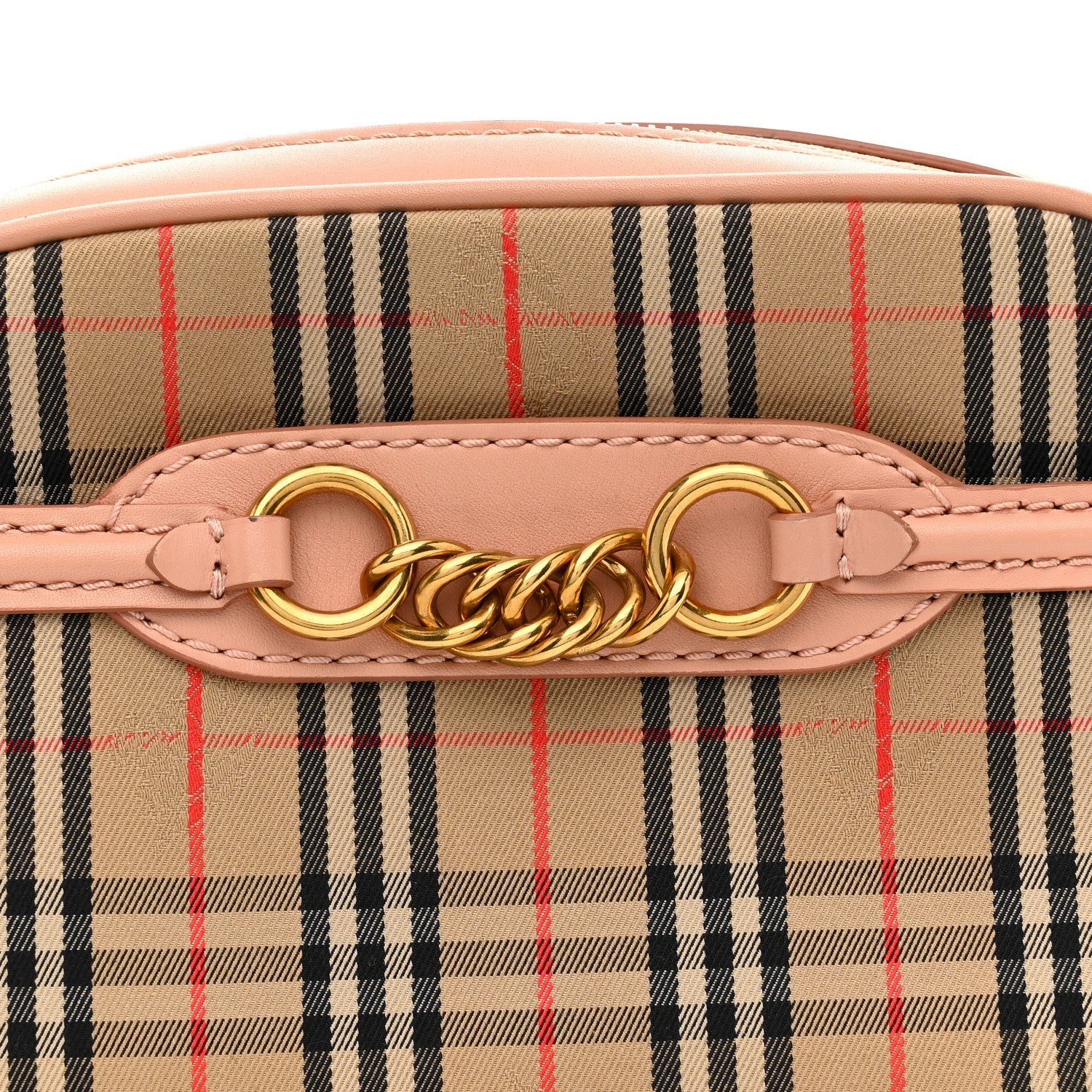 Smooth Calfskin 1983 Knight Check Link Bum Bag Pale Orchid
