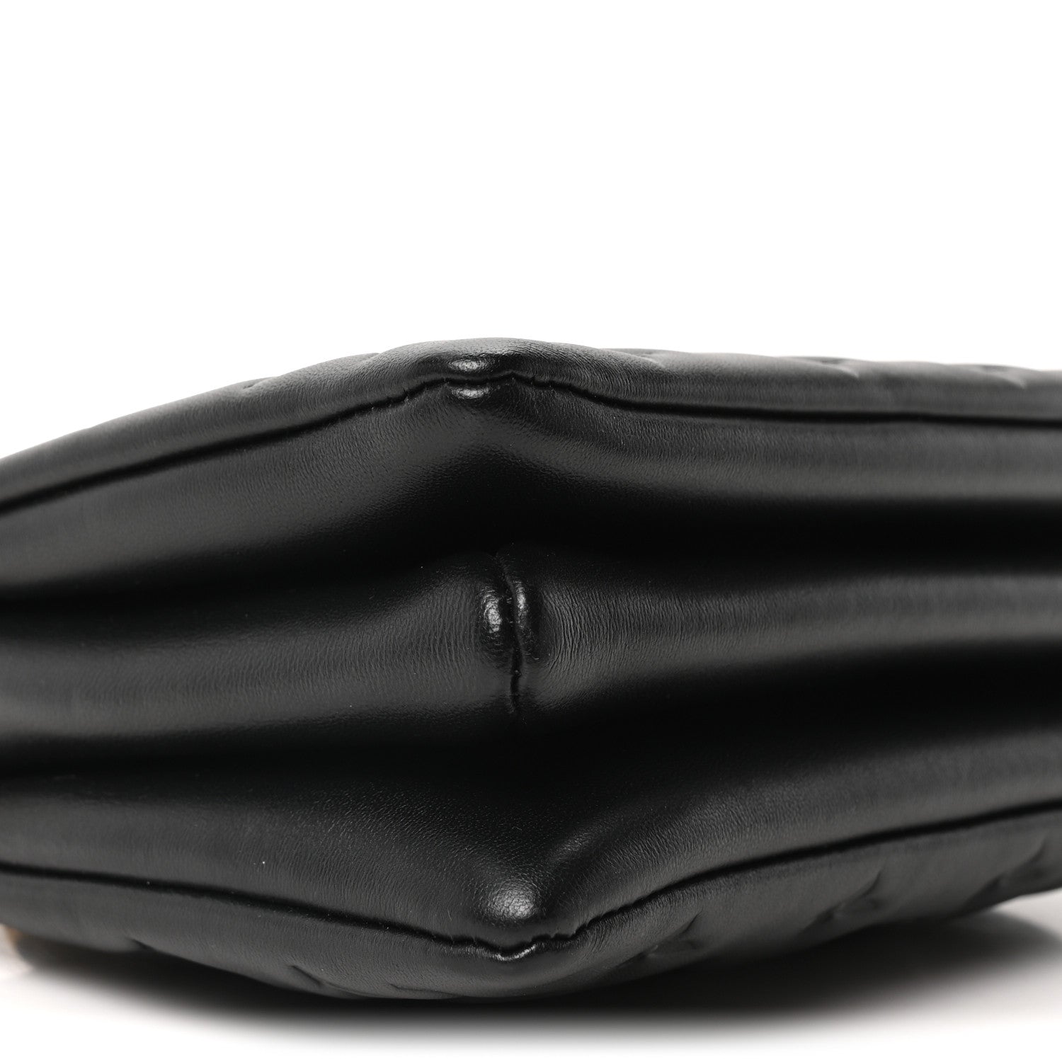 Lambskin Embossed Monogram Coussin BB Black