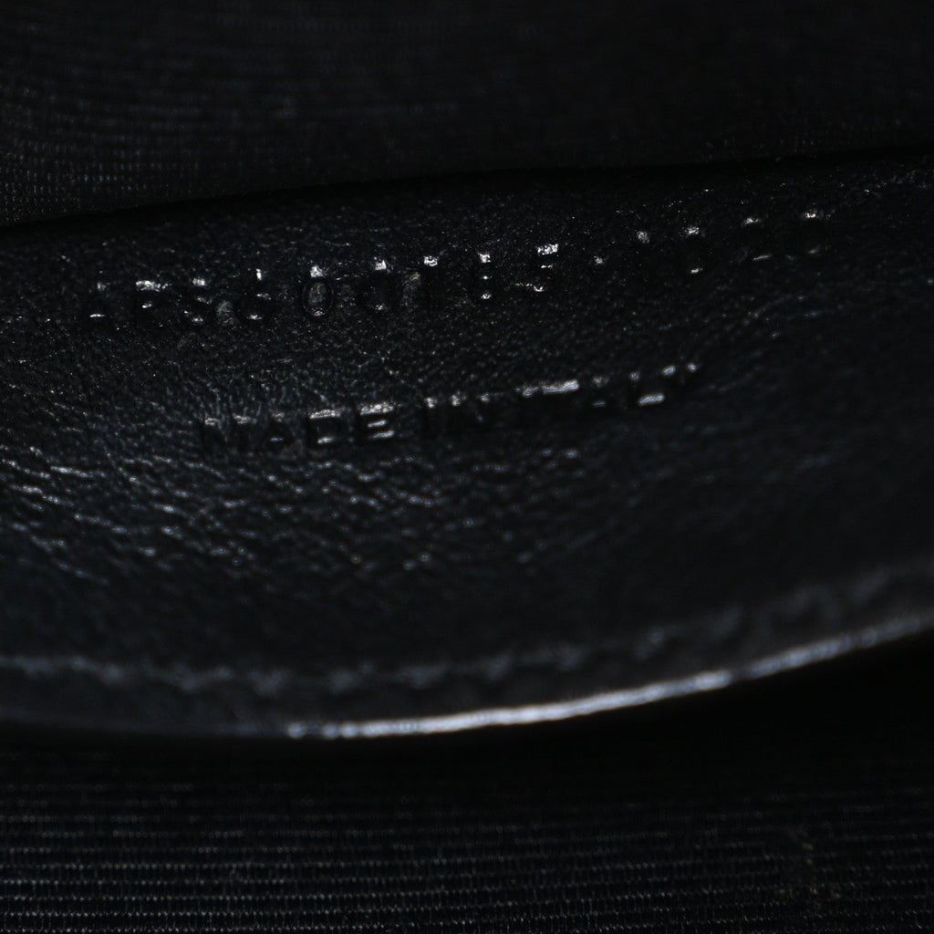 Suede Mixed Matelasse Triquilt Medium Monogram Envelope Satchel Algae