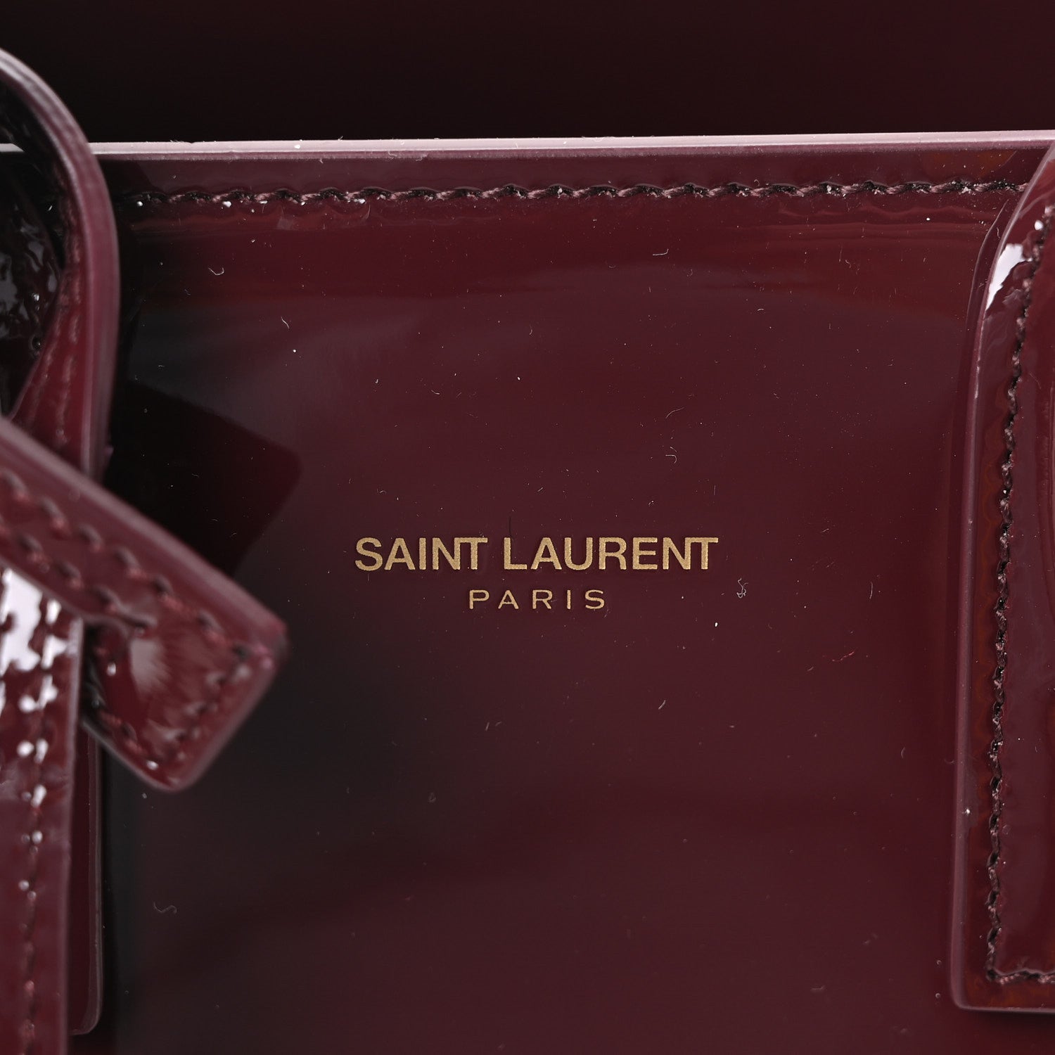 Patent Nano Sac de Jour Dark Red Wine