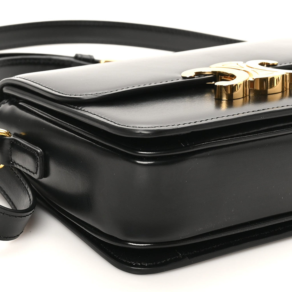 Shiny Calfskin Teen Triomphe Black