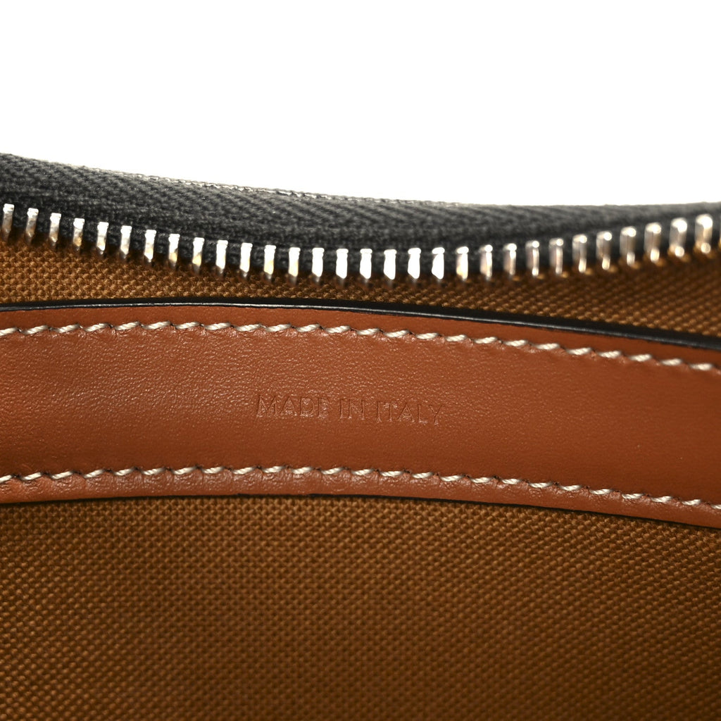 Triomphe Canvas Calfskin Ava Shoulder Bag Tan