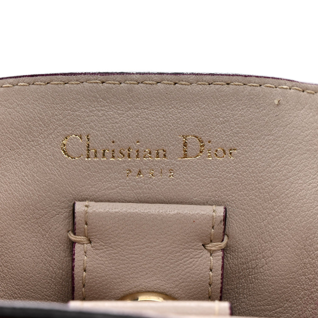 Calfskin Mini Diorissimo Tote Fuchsia