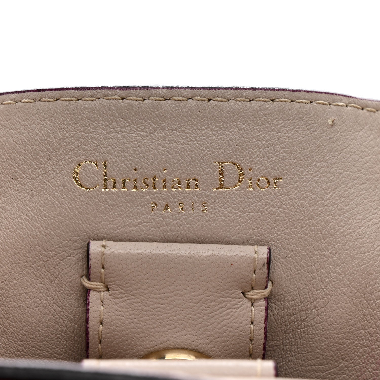 Calfskin Mini Diorissimo Tote Fuchsia