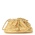 Metallic Crinkled Lambskin The Mini Pouch Oro