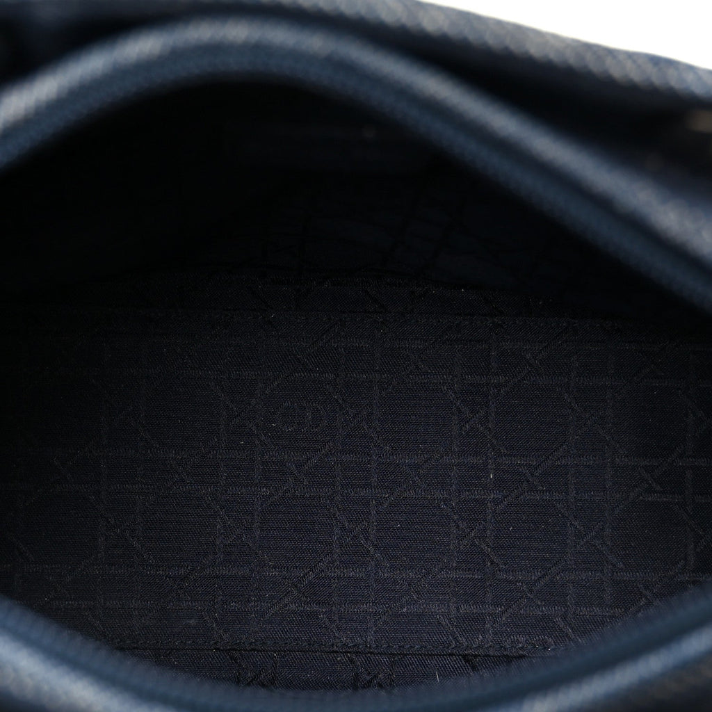 Denim Cannage Medium Lady Dior Blue Black