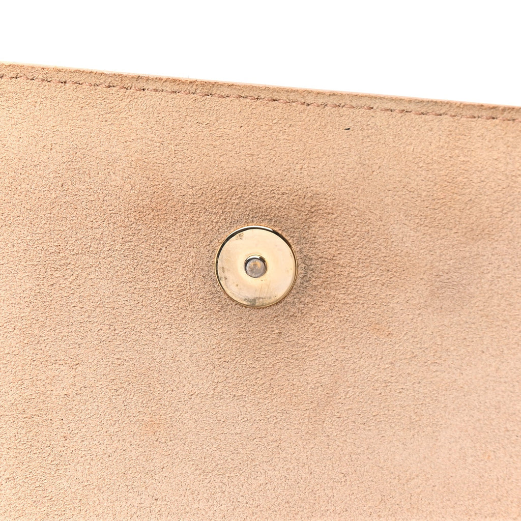 Patent Calfskin Monogram Large Belle De Jour Clutch Chair