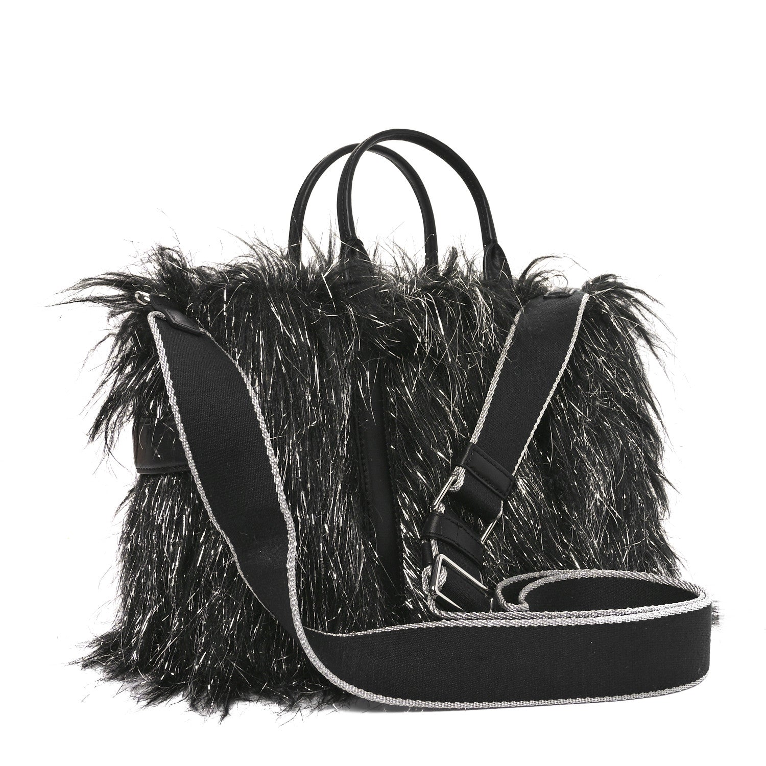The Creature Small Tote Bag Black Silver