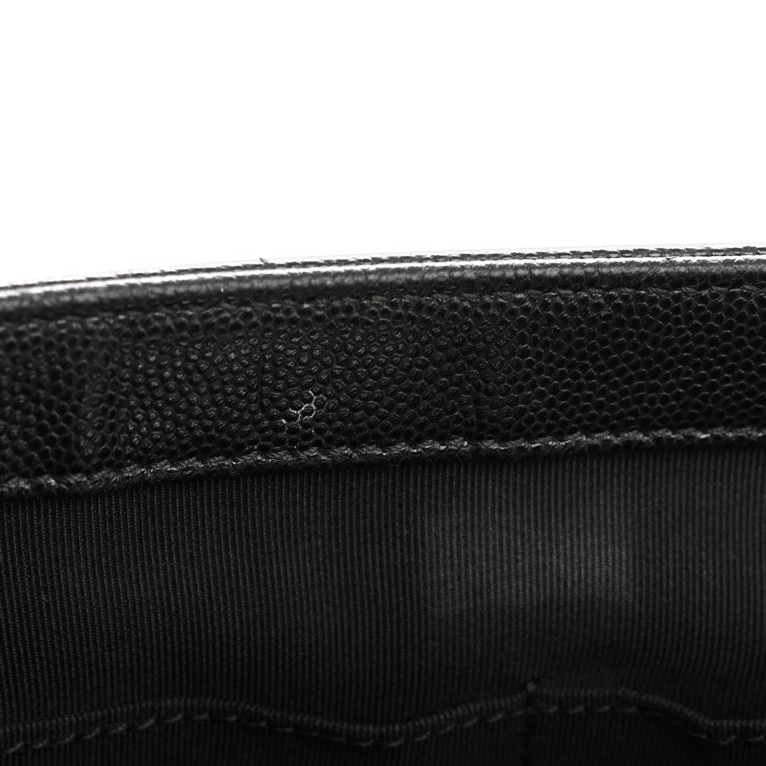 Caviar Quilted Large Boy Flap Black