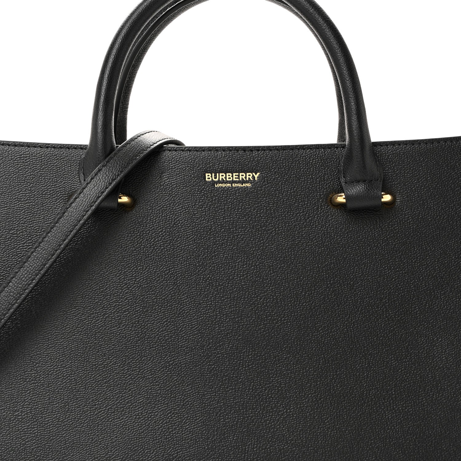 Calfskin Mega Check Small Banwell Tote Black