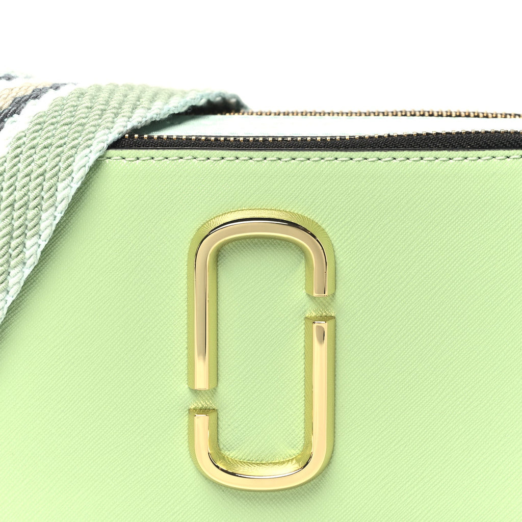 Saffiano Small Snapshot Camera Bag Mint Multicolor