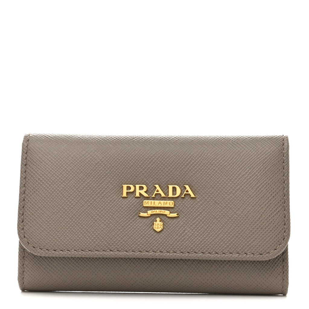 Saffiano Fiocco 6 Key Holder Argilla