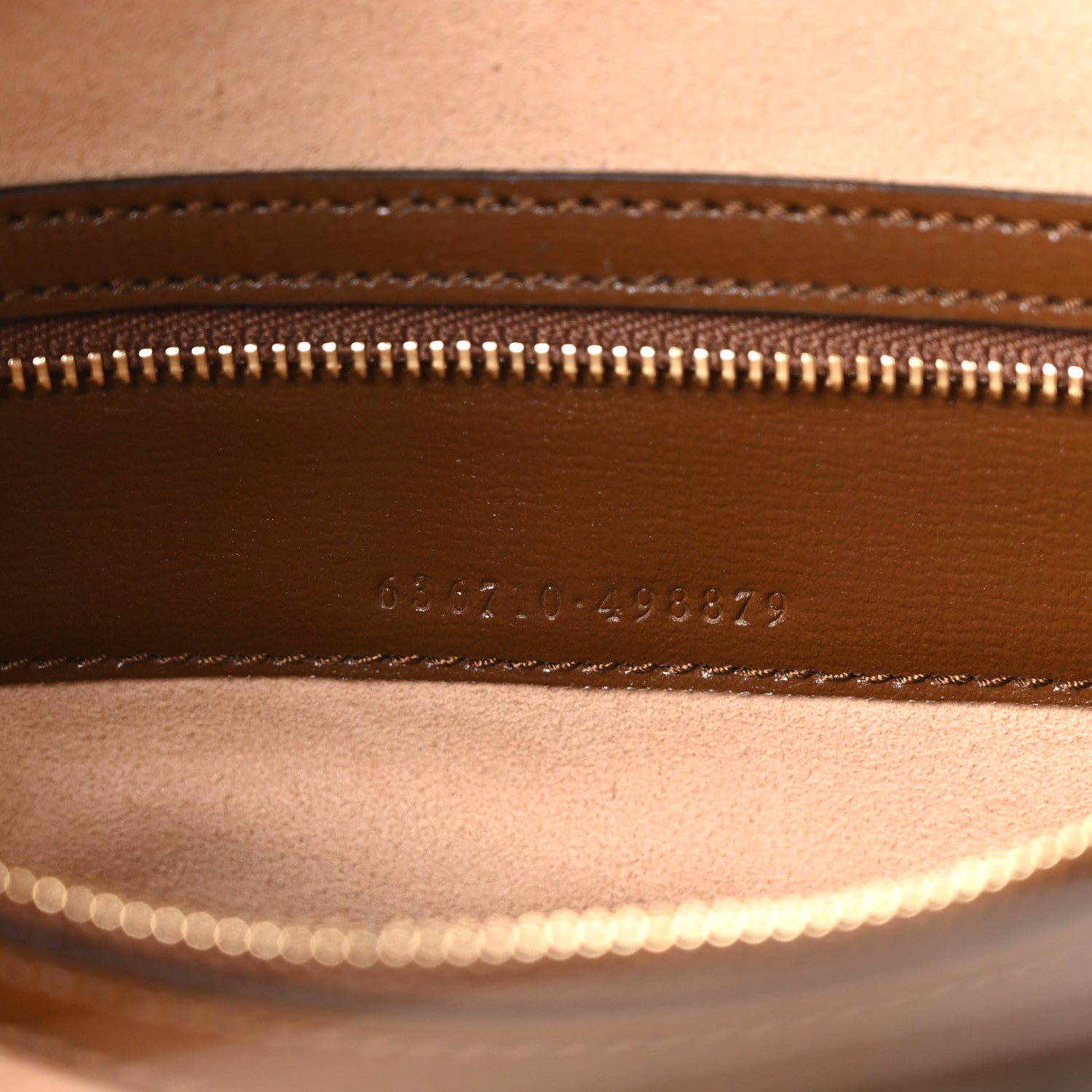 GG Supreme Monogram Azalea Calfskin Web Medium Jackie 1961 Hobo Beige Ebony Brown Sugar