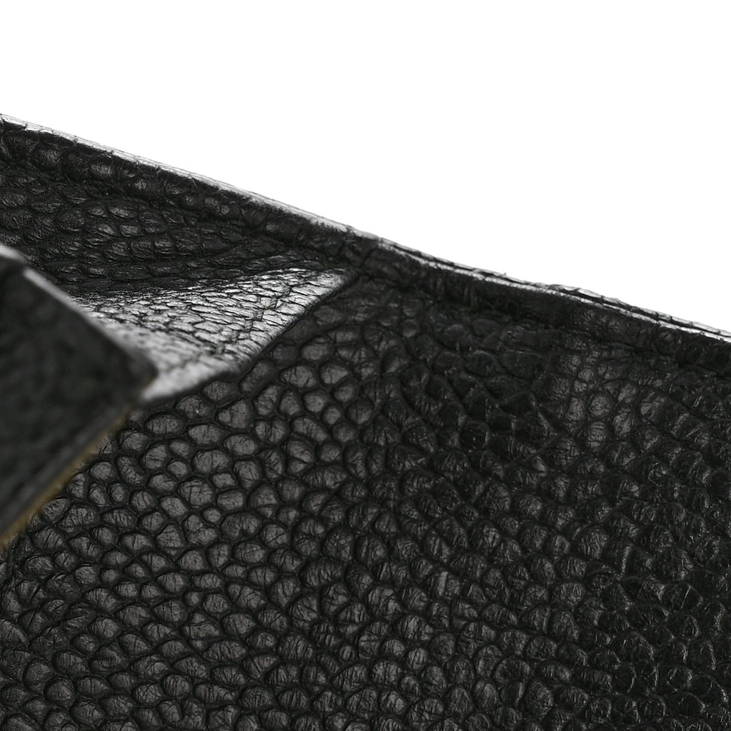 Caviar Quilted Boy Flap  Holder Black