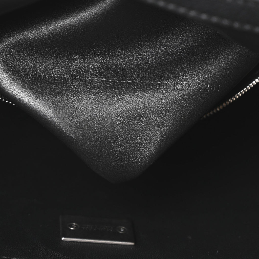 Grained Calfskin Small Rodeo Top Handle Handbag Black