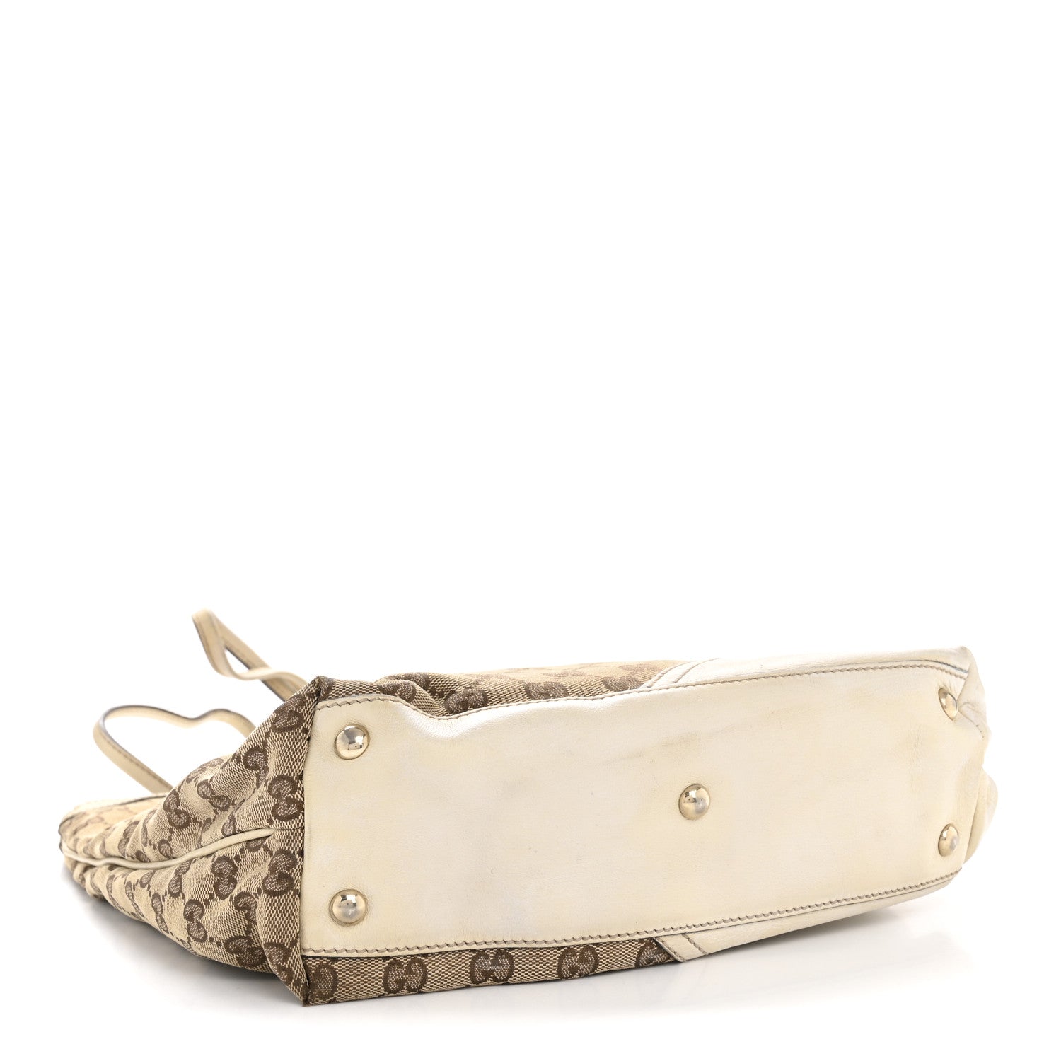 Monogram Medium New Britt Hobo Tote Off White