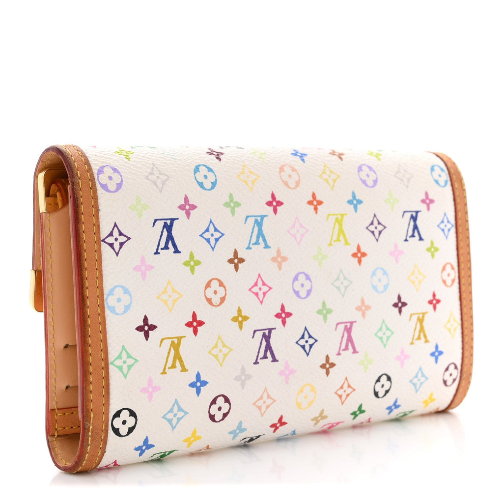Monogram Multicolor Porte Tresor International Wallet White