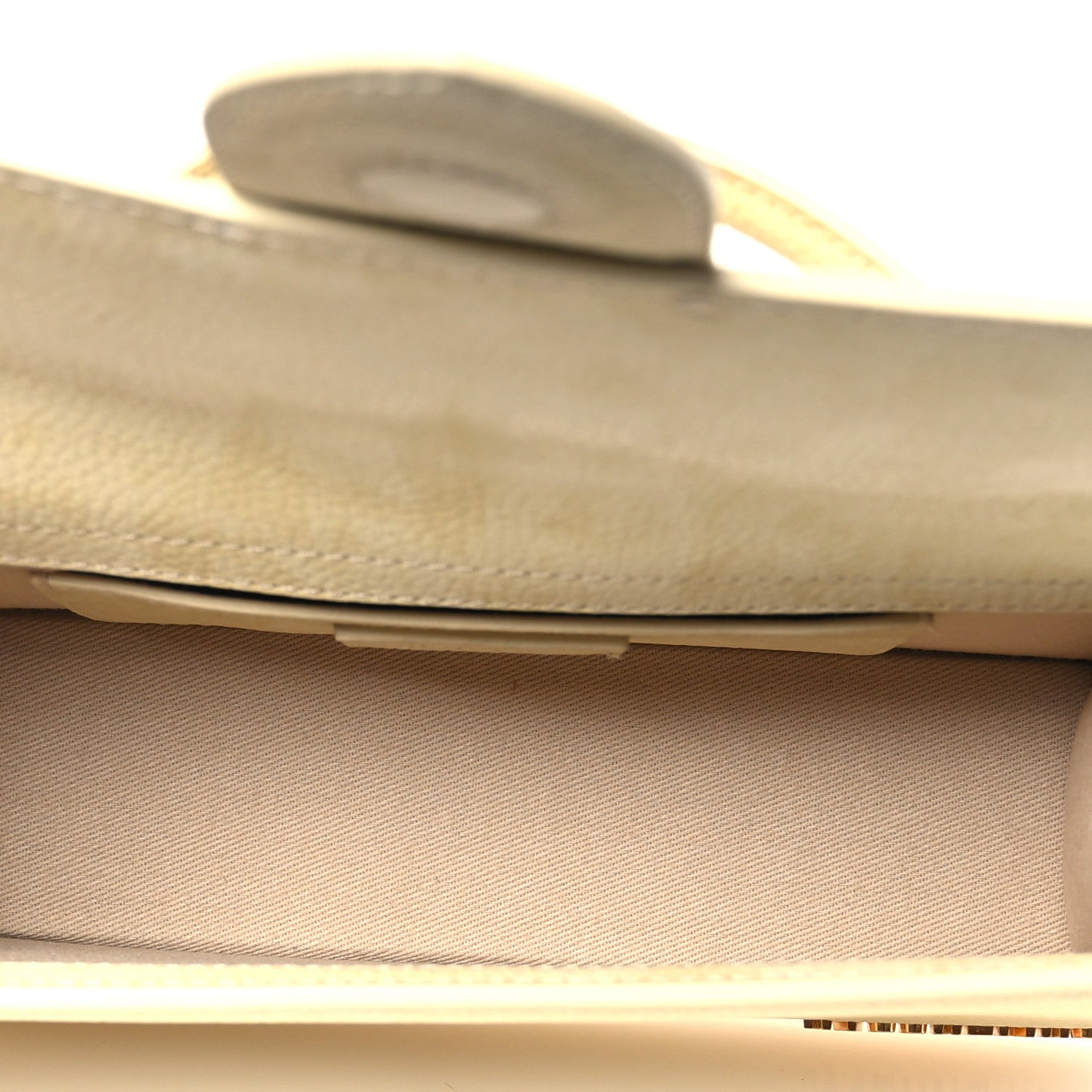 Grained Calfskin Le Grand Bambino Light Yellow