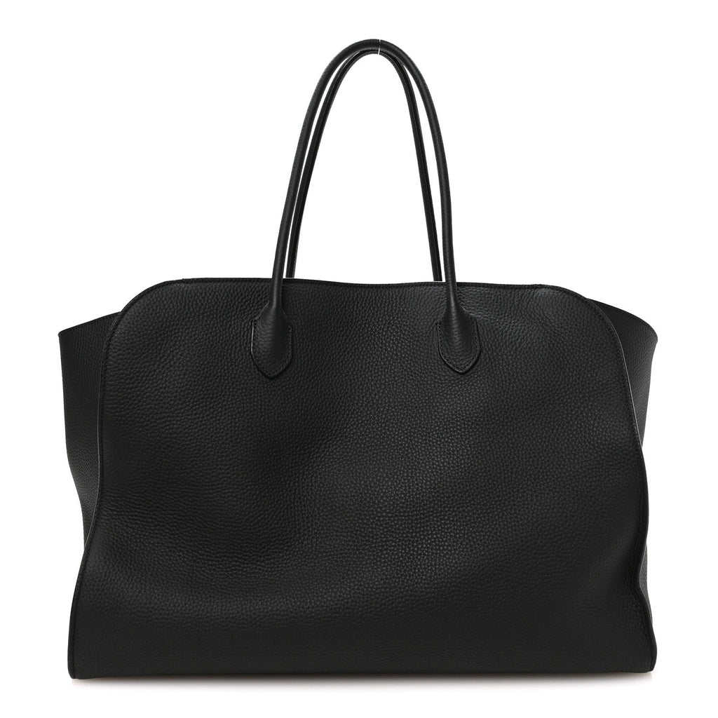 Matte Grained Calfskin Marlo 17 Black