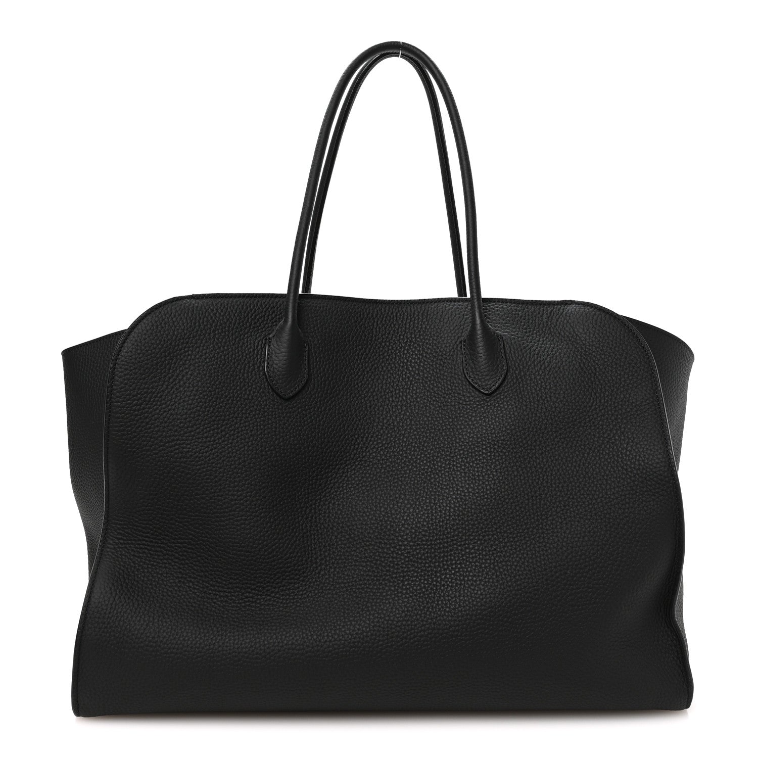 Matte Grained Calfskin Marlo 17 Black