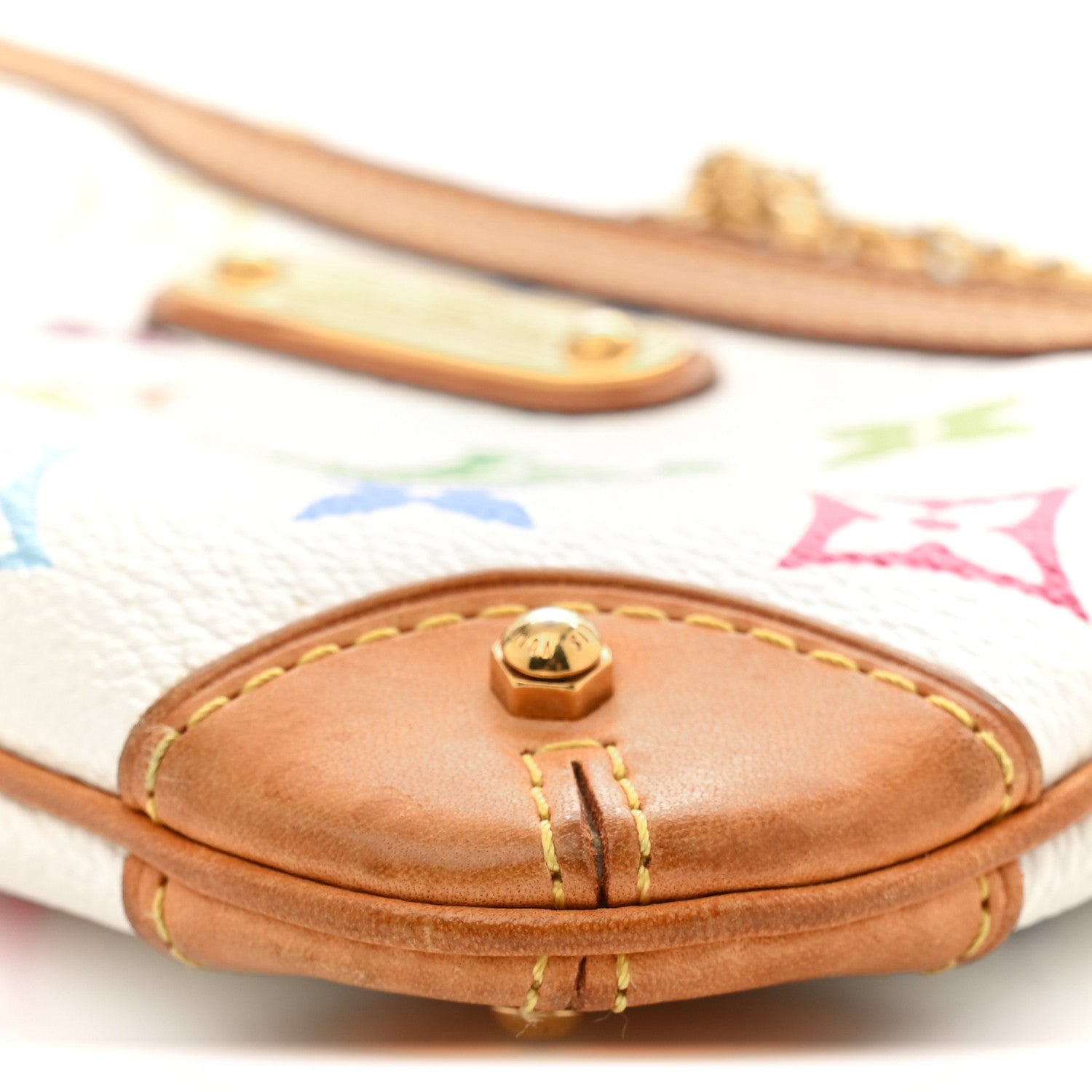 Monogram Multicolor Pochette Milla MM White