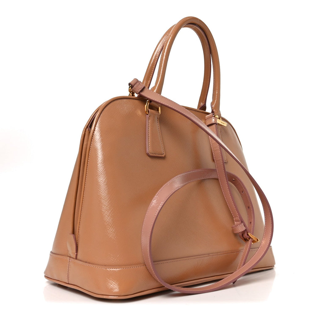 Saffiano Vernice Medium Promenade Tote Orchidea